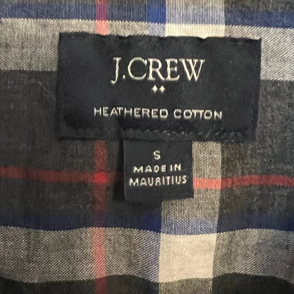 J.Crew plaid long sleeve button-down size‎ S